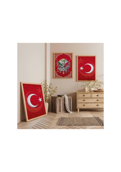 Ahşap Çerçeveli Paris Aşkları Üçlü Ahşap Tablo Seti