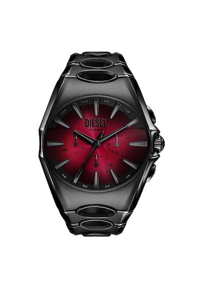 Diesel Dz4696 Quartz Çelik Siyah Kırmızı Kadran 48 Mm Erkek Kol Saati