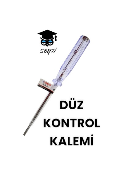 Düz Kontrol Kalemi 1 Adet