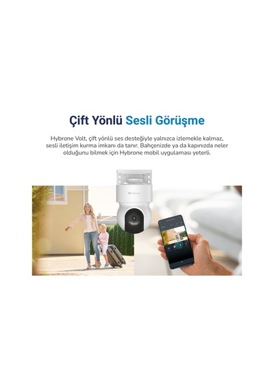 Hybrone Omni Volt Dış Ortam Wi-fi Akıllı Kamera