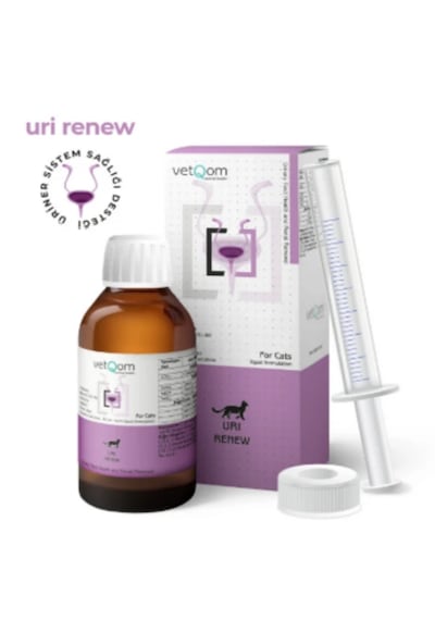 Vetqom Uri Renew Köpek Üriner Sistem Destekleyici Likit Takviye 120 Ml