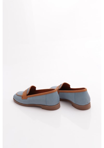 Dgn 010-1 Kadin Loafer Ayakkabi Mavi