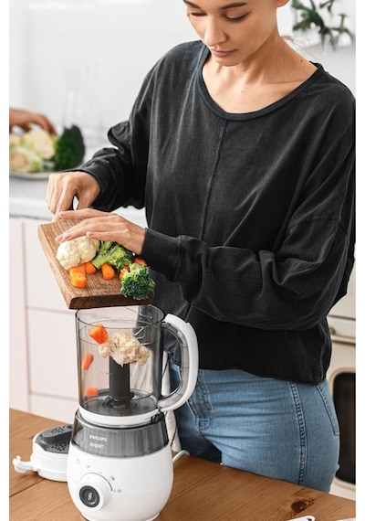 Philips 4'ü 1 Arada Bebek Maması Hazırlayıcı Buharlı Pişirme & Mikser