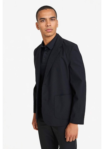 Defacto Teknik Kumaştan Esnek Blazer Ceket G4226ax26spbk81 Siyah-bk81