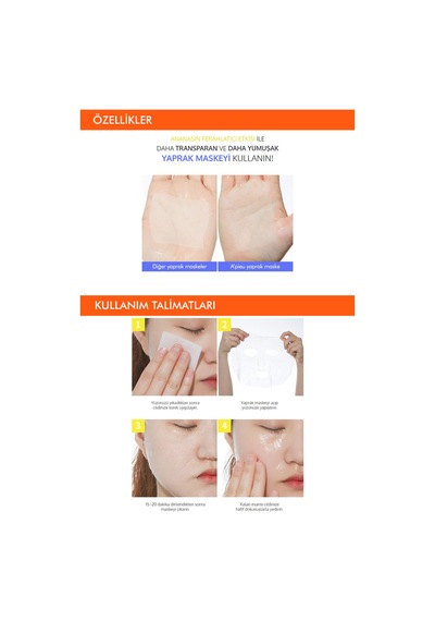 Missha Ananas Özlü  Pürüzsüz Görünüm Sağlayan Yaprak Maske APIEU Icing Sweet Bar Sheet Mask (Pineapple)