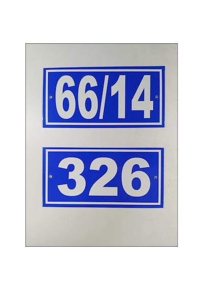 Kapı Numarası 10X20 Cm, Bina, Apartman, Işyeri Numarası (477174070)