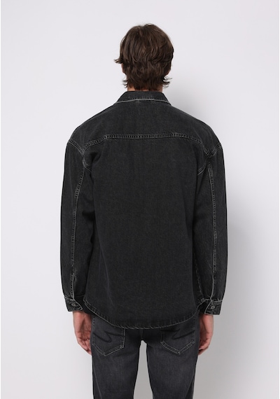 Colin's Colins Oversize Fit Erkek Siyah Shacket Cl1077373 Q1.v1 Dn44661 Denim Colin's Colins Oversize Fit Erkek Siyah Shacket Cl1077373 Q1.v1 Dn44661 Denim