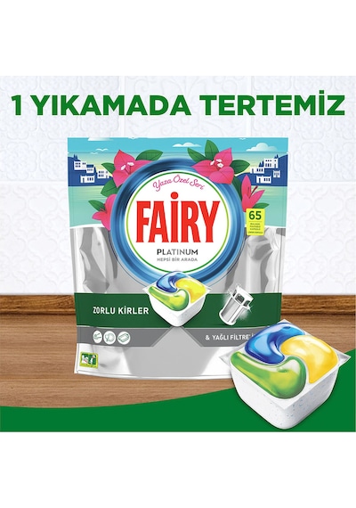 Fairy Platinum Özel Seri Bulaşık Makinesi Kapsülü 65 Tablet