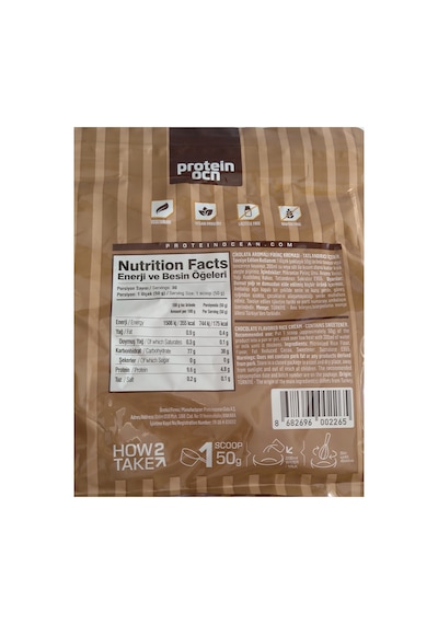 Protein Ocn Çikolata Aromalı Pirinç Kreması Cream Of Rice 1,5 Kg.