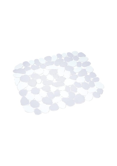 Wenko 2003010100 Lavabo Altlığı Stone Şeffaf, Plastik, Şeffaf,50 X 40 X 25 Cm Diğer
