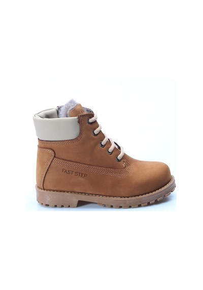 Fast Step Hakiki Deri Kürklü Unisex Çocuk Worker Bot 006kpa1002 001