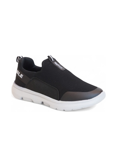 2231-Best of Anatomik Tabanlı Ultra Hafif Bağcıksız Unisex Yürüyüş Ayakkabısı Siyah - Gri