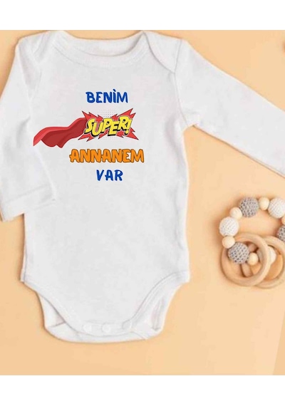Lupi İsimli Zıbın Yazılı Bebek Zıbın Taş-mavi Beyaz
