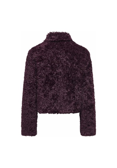 Only Kadin Mor Onlginny Short Teddy Jacket Otw Ceket 15352795-mauvewine Mauve Wine