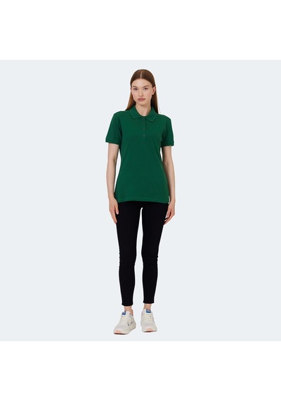 Slazenger VERA I Kadın Polo Yaka Yeşil Tişört