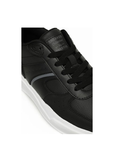 Kinetix Hegel Pu 5fx Beyaz Erkek Sneaker Siyah Siyah