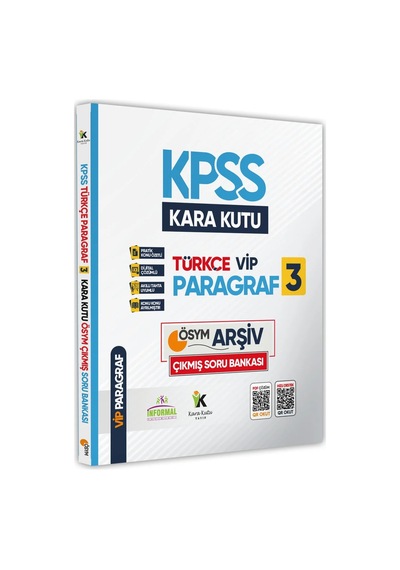Kpss Türkçenin Kara Kutusu Ösym Arşivi Çıkmış Paragraf Vip 3 Soru