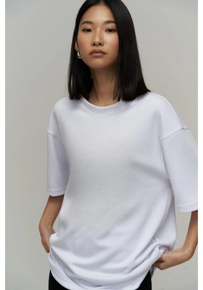 Startmore Kadın Oversize Bol Kesim Beyaz