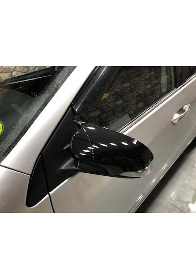 Toyota Corolla Uyumlu Ayna Kapağı Parlak Siyah Batman Ayna Kapağı