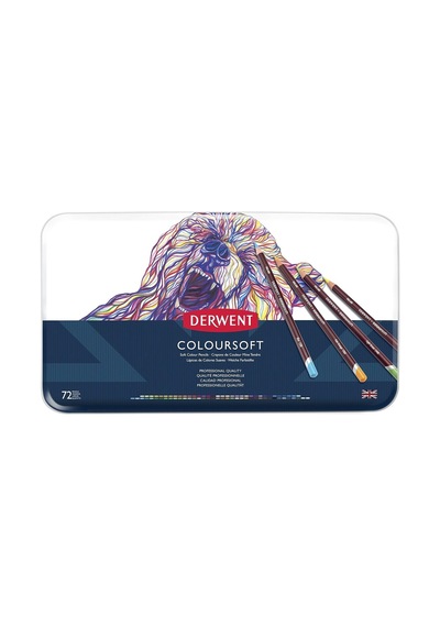 Coloursoft Serisi Kuru Kalem Seti - 72 Renk Metal Kutulu Genel
