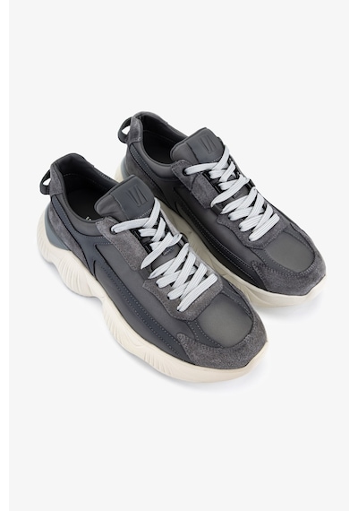Valmenti Erkek Hakiki Deri Gri Sneakers & Spor Ayakkabı 381 23348 Erk Ayk Y26 Grı