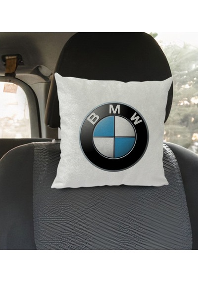 Bk Gift Bmw Tasarımlı Kare Araç Koltuk Yastığı-1