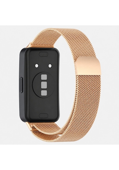 Huawei Band 11 / 11 Pro İle Uyumlu Manyetik Milanese Loop Metal Kordon