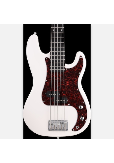 Arrow Session Bass 5 Bleached Bone White Rosewood/t-shell