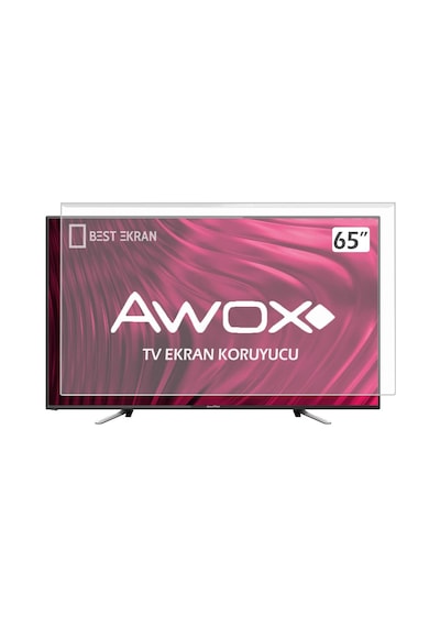 Awox Uyumlu B206500S TV EKRAN KORUYUCU - Awox Uyumlu 65" 164 Ekran Tv Koruma Pa