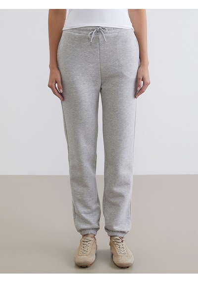Lcw Everyday Gri Beli Lastikli Kadın Jogger Eşofman Altı
