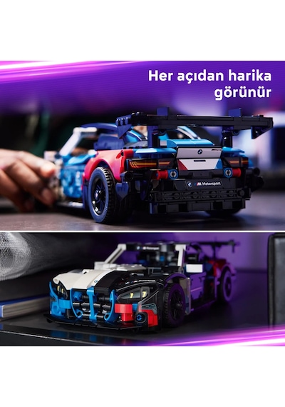LEGO® Technic BMW M4 GT3 EVO Yarış Arabası 42226 - 11 Yaş Üzeri Çocuklar için Açılır Kapılar İçeren Oyuncak Yapım Seti (747 Parça)