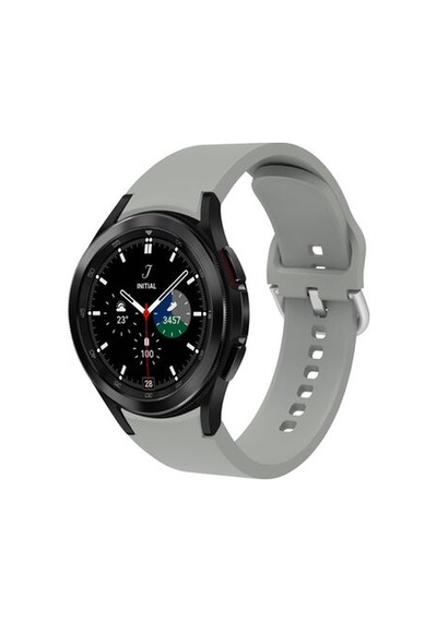 Samsung Galaxy Uyumlu Watch 4 Classic 46mm Krd-50 Silikon Kordon - Mürdüm
