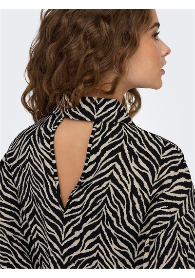 Only Onlkatty Lıfe L/s Loose Shırt Ptm Kadın Siyah Gömlek - 15341494