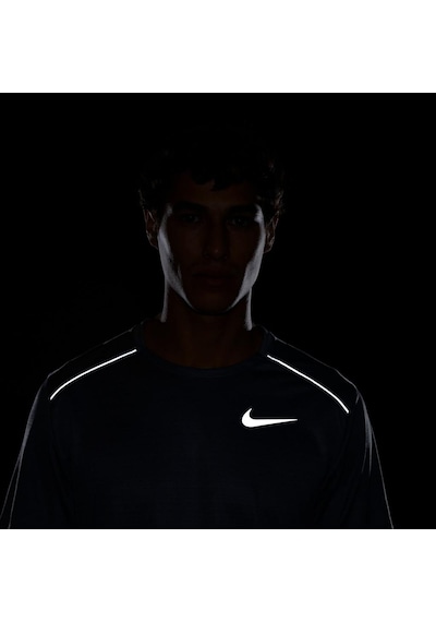 Nike Dri-fıt Miler Erkek Koşu Gri Tişört