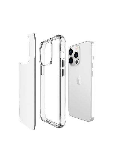 Apple Uyumlu iPhone 13 Pro Max Zore Şeffaf Ultra İnce Airbag Tasarımlı Okka Kapak