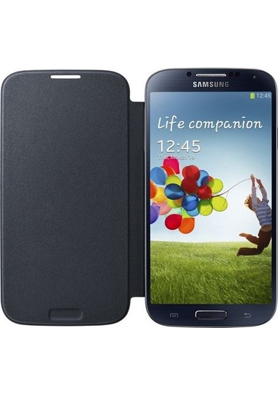 Galaxy S4 İ9500 İle Uyumlu Flip Cover Kılıf Siyah Ef-fı950bbegww