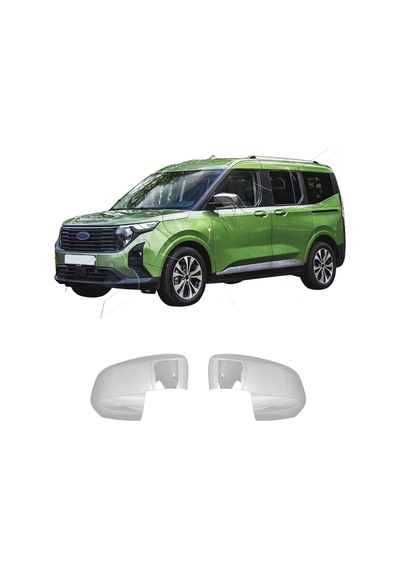 Ford Courier Uyumlu 2023 Ve Üzeri Ayna Kapağı 2 Parça Abs Krom Kaplama