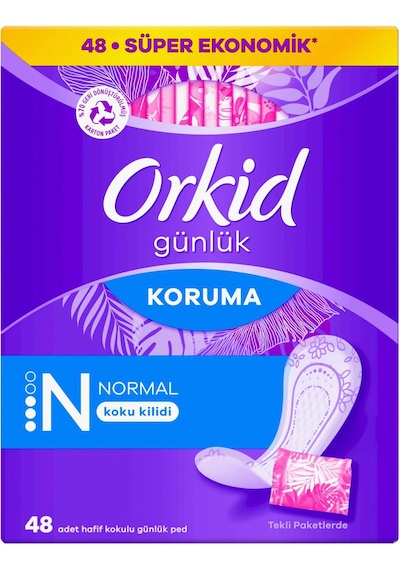 Günlük Ped Normal 48'li 4 Adet 1 Koli