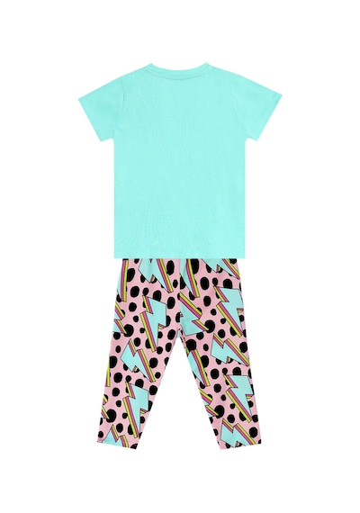 Denokids Mshb&g Şimsek Leo Kız Çocuk T-shirt Tayt Takım Çok Renkli