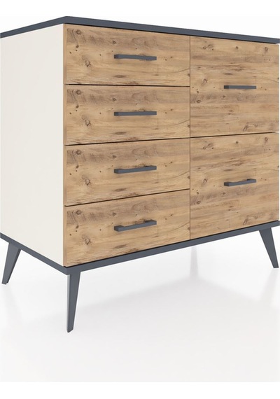Hyperion Şifonyer 6 Çekmeceli 88x44x80 Aytaşı-antrasit/çam Antrasit/çam Hyperion Şifonyer 6 Çekmeceli 88x44x80 Aytaşı-antrasit/çam Antrasit/çam