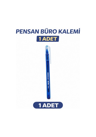 Pensan Büro Tükenmez Kalem 1.0 Mm Mavi 1 Adet Pensan Büro Tükenmez Kalem 1.0 Mm Mavi 1 Adet