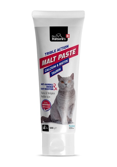 Dr. Nature's Kedi Malt Macun Tüy Yumağı İçin Hairball 100 G