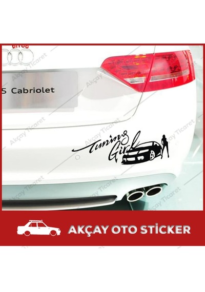 Tuning Girl Sticker Tuning Girl Oto Sticker Araba Sticker Arma