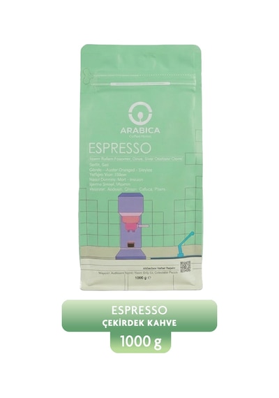 Espresso Kahve 1kg - Çekirdek Kahve Taze Kavrulmuş Çekirdek