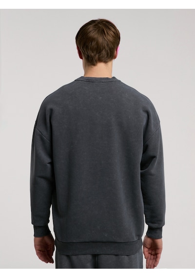 Everlast Authentic Boxing Oversize Antrasit Erkek Sweatshirt Antrasit