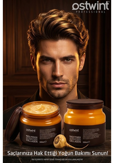 Ostwint Professional Maca Power Collagen Saç Maskesi 500 ML