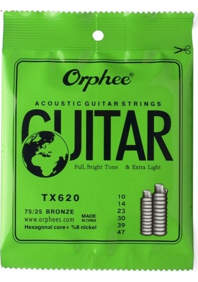 Orphee Tx620 Akustik Gitar Teli Seti Aksesuar - Phosphor Bronze