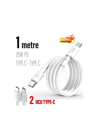 Hızlı Type-c Şarj Kablosu 25w Hızlı Type C Samsung Xiaomi Huawei Uyumlu