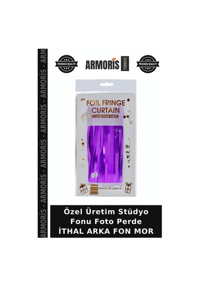 Özel Üretim Stüdyo Fonu Foto Perde İthal Arka Fon Mor