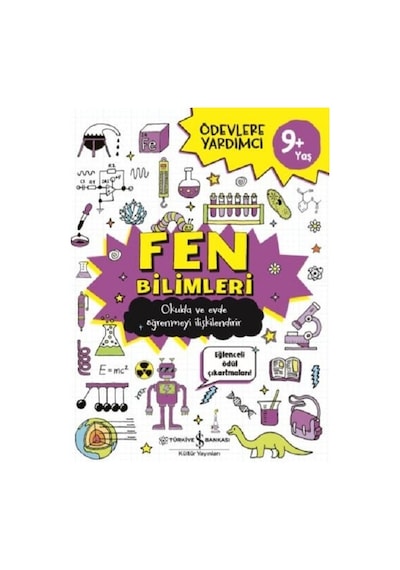 Fen Bilimleri 9+Yaş Ödevlere Yardımcı- İş Bankası Kültür Yayınları